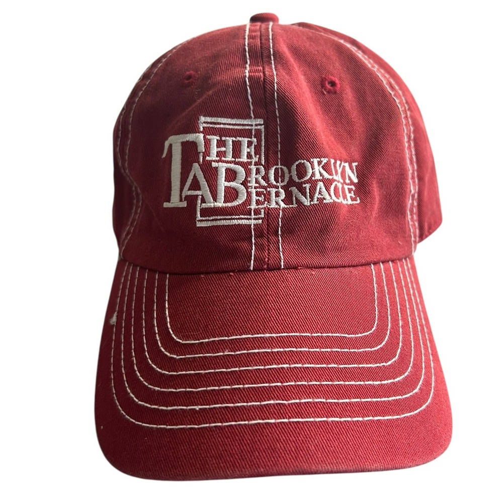 The Brooklyn‎ Tabernacle Hat Red Adjustable Baseball Cap Embroidered